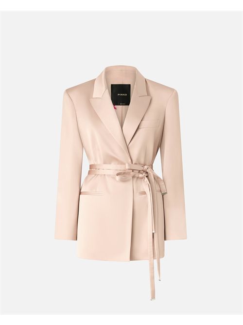 Giacca in satin con cintura PINKO | 106589A1Y5/Q35